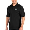 thumbnail image 1 of Men's Antigua Black Minnesota United FC Big & Tall Tribute Polo, 1 of 1