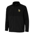 thumbnail image 1 of Men's Antigua Black Minnesota Vikings Daily Fused Full-Zip Jacket, 1 of 1