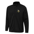 thumbnail image 1 of Men's Antigua Black Minnesota Vikings  Links 2 Full-Zip Golf Jacket, 1 of 1