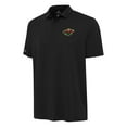 thumbnail image 1 of Men's Antigua Black Minnesota Wild Reprocess Polo, 1 of 1