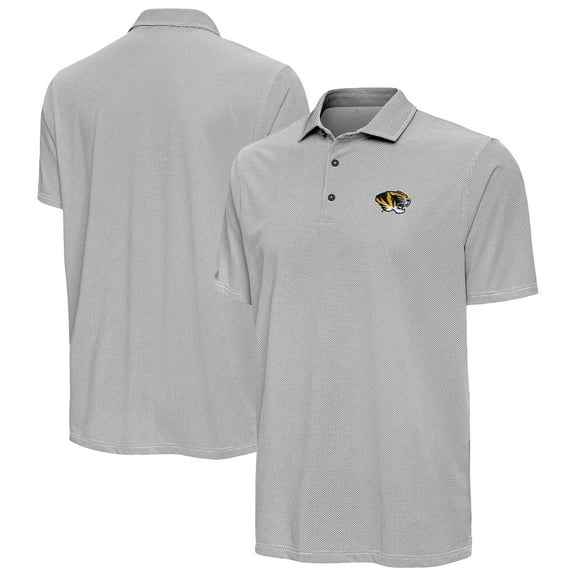 Men's Antigua Black Missouri Tigers Pave Polo