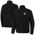 thumbnail image 1 of Men's-Antigua  Black NASCAR Brisk Quarter-Zip Pullover Jacket, 1 of 3