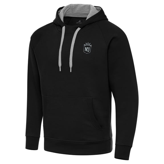 Men's Antigua Black NJ/NY Gotham FC Victory Pullover Hoodie