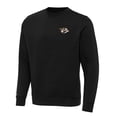 thumbnail image 1 of Men's Antigua Black Nashville Predators Big & Tall Victory Crewneck Pullover Sweatshirt, 1 of 1