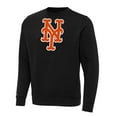 thumbnail image 1 of Men's Antigua Black New York Mets Big & Tall Victory Pullover Sweatshirt, 1 of 1