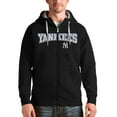 thumbnail image 1 of Men's Antigua Black New York Yankees Team Logo Victory Full-Zip Hoodie, 1 of 1