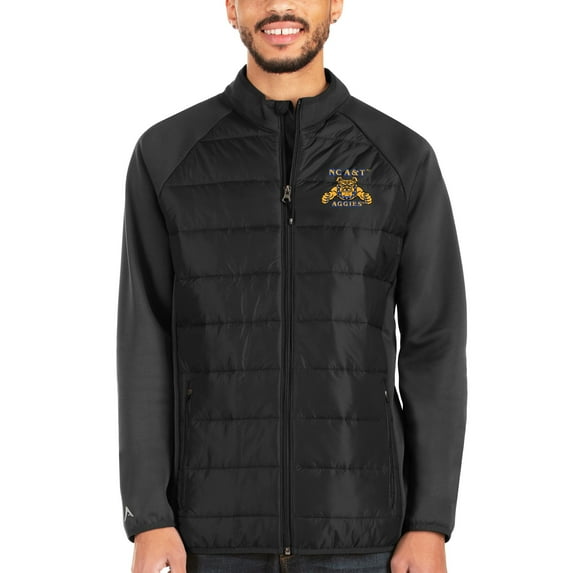 Men's Antigua Black North Carolina A&T Aggies Altitude Full-Zip Jacket