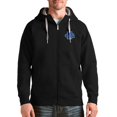 thumbnail image 1 of Men's Antigua Black North Georgia Nighthawks Victory Full-Zip Hoodie, 1 of 1