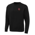 thumbnail image 1 of Men's Antigua Black Oklahoma Sooners Big & Tall Victory Crewneck Pullover Sweatshirt, 1 of 1