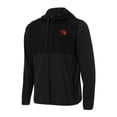 thumbnail image 1 of Men's Antigua Black Oregon State Beavers Sway Full-Zip Hoodie Jacket, 1 of 1
