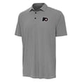 thumbnail image 1 of Men's Antigua Black Philadelphia Flyers Twine Polo, 1 of 1
