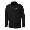 thumbnail image 1 of Men's Antigua Black Pitt Panthers Reprocess Quarter-Zip Top, 1 of 1
