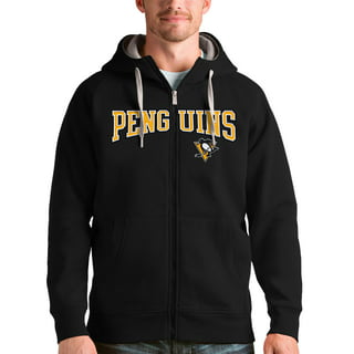 Viral Gray Pittsburgh Penguins Zip-Up Hoodie - Women