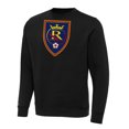 thumbnail image 1 of Men's Antigua Black Real Salt Lake Big & Tall Team Crest Victory Pullover Sweatshirt, 1 of 1