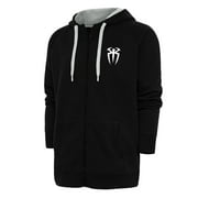 Mens Antigua Black Roman Reigns Victory Full-Zip Hoodie