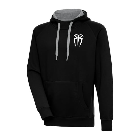 Men's Antigua Black Roman Reigns Victory Pullover Hoodie