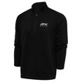 thumbnail image 1 of Men's Antigua Black Roush Fenway Keselowski Racing Generation Quarter-Zip Pullover Top, 1 of 1