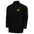 thumbnail image 1 of Men's Antigua Black Ryan Blaney Generation Quarter-Zip Pullover Top, 1 of 1