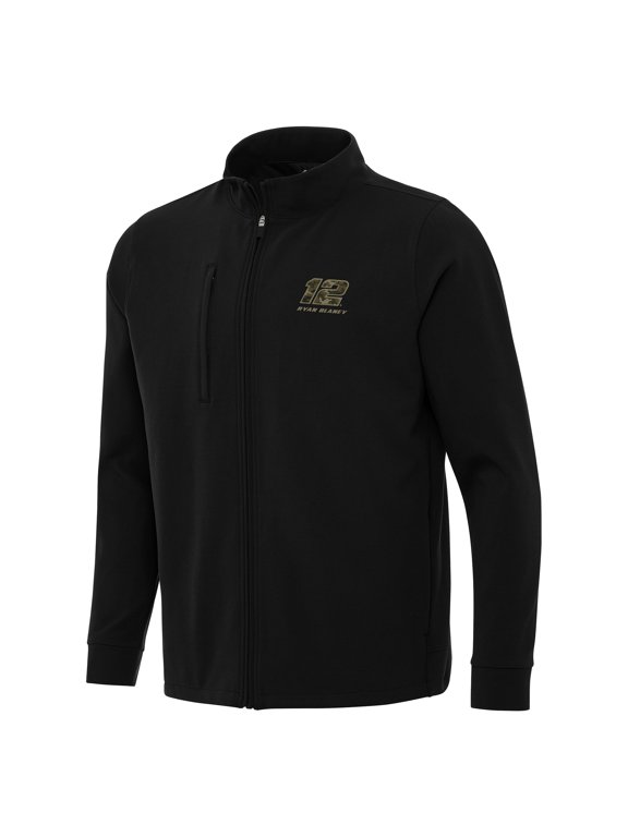 Men's Antigua Black Ryan Blaney Regard Full-Zip Jacket