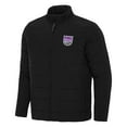 thumbnail image 1 of Men's Antigua Black Sacramento Kings Swelter Full-Zip Puffer Jacket, 1 of 1
