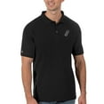 thumbnail image 1 of Men's Antigua Black San Antonio Spurs Legacy Pique Polo, 1 of 1