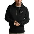 thumbnail image 1 of Men's Antigua Black San Antonio Spurs Victory Pullover Hoodie, 1 of 1