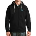 thumbnail image 1 of Men's Antigua Black Seattle Kraken Logo Victory Full-Zip Hoodie, 1 of 1