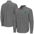 thumbnail image 1 of Men's Antigua Black Seattle Sounders FC Porter Woven Tri-Blend Long Sleeve Button-Down Shirt, 1 of 3