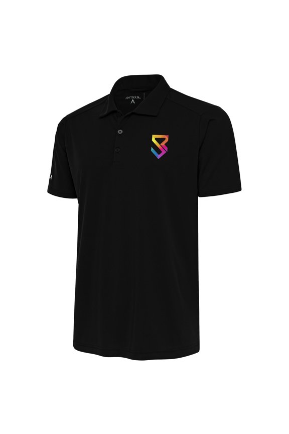 Men's Antigua Black Seth "Freakin" Rollins Tribute Polo