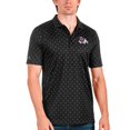 thumbnail image 1 of Men's Antigua Black/Steel Fresno State Bulldogs Spark Polo, 1 of 1