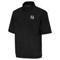 thumbnail image 1 of Men's Antigua Black TGL Los Angeles Golf Club Brisk Short Sleeve Quarter-Zip Windshirt, 1 of 1