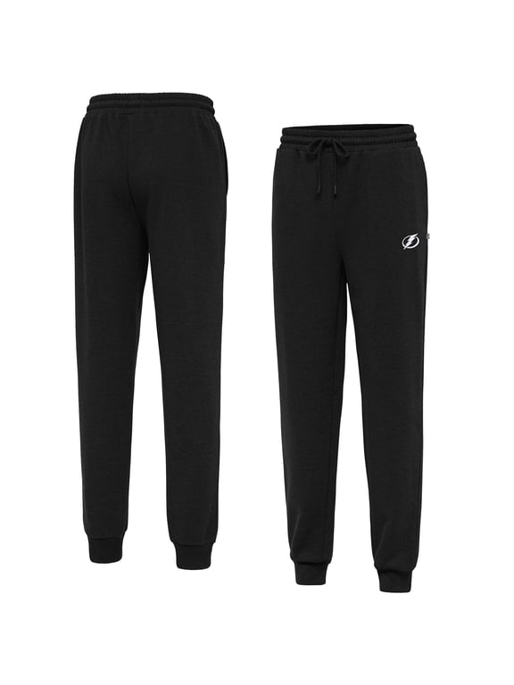 Men's Antigua Black Tampa Bay Lightning Idol Jogger Pants
