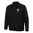 thumbnail image 1 of Men's Antigua Black Texas Rangers Pivot Full-Zip Jacket, 1 of 1