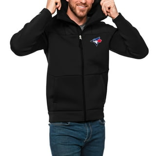 Antigua MLB Toronto Blue Jays Men's Victory CB Pullover Hoodie, Black, 2XL, Cotton