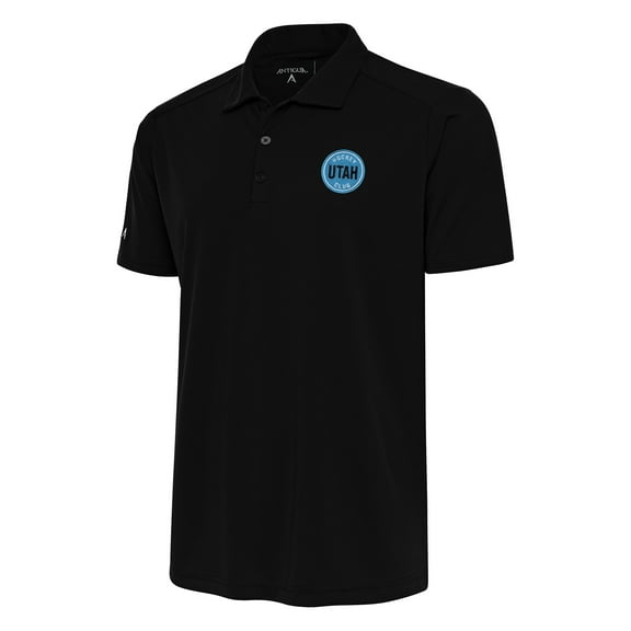 Men's Antigua Black Utah Mammoth Tribute Polo