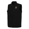 thumbnail image 1 of Men's Antigua Black Vegas Golden Knights Regard Full-Zip Vest, 1 of 1