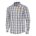 thumbnail image 1 of Men's Antigua Black/White Pittsburgh Pirates Tending Woven Tri-Blend Long Sleeve Button-Down Shirt, 1 of 1