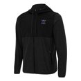 Men's Antigua Black Xavier Musketeers Sway FullZip Hoodie Jacket
