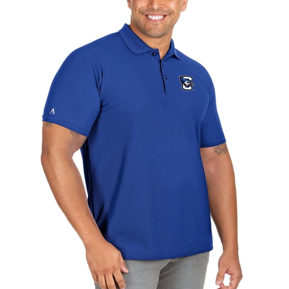 Men's Antigua Blue Creighton Bluejays Big & Tall Legacy Pique Polo