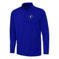 thumbnail image 1 of Men's Antigua Blue Dallas Mavericks Reprocess Quarter-Zip Top, 1 of 1