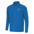 thumbnail image 1 of Men's Antigua Blue Detroit Lions Intent Quarter-Zip Pullover Top, 1 of 1