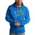 thumbnail image 1 of Men's Antigua Blue Detroit Lions Victory Pullover Hoodie, 1 of 1