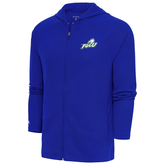 Men's Antigua Blue Florida Gulf Coast Eagles Legacy Full-Zip Hoodie