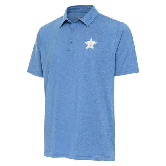Men's Antigua  Blue Houston Astros Par 3 Polo