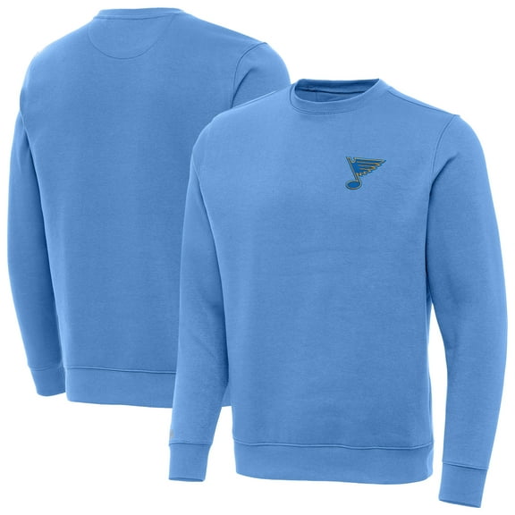 Men's Antigua Blue St. Louis Blues Victory Pullover Sweatshirt