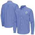 thumbnail image 1 of Men's Antigua Blue Toronto Maple Leafs Ellis Tri-Blend Long Sleeve Button-Down Shirt, 1 of 3