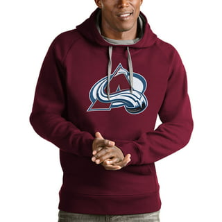 Men's Fanatics Branded Nathan MacKinnon Burgundy Colorado Avalanche Name &  Number Lace-Up Pullover Hoodie