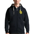 thumbnail image 1 of Men's Antigua Charcoal Cal State Long Beach The Beach Victory Full-Zip Hoodie, 1 of 1