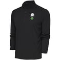 thumbnail image 1 of Men's Antigua  Charcoal Chicago Blackhawks Shamrock Tribute Quarter-Zip Pullover Top, 1 of 1