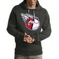 thumbnail image 1 of Men's Antigua Charcoal Cleveland Guardians Team Victory Pullover Hoodie, 1 of 1